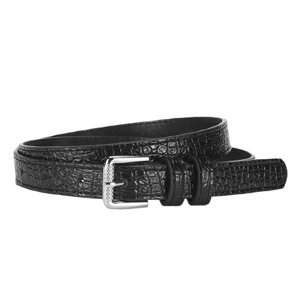 Crocodile Pattern Women's Belt PU Leather Leather Belt Vintage Waistband Belts Pants