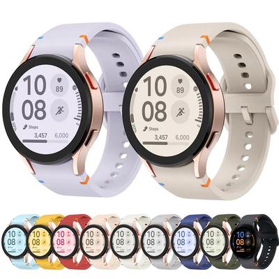 Официальный-сайт Ремешок для Samsung Galaxy Watch 7 FE 44 мм 40 мм Силиконовый браслет Galaxy Watch6 4 6 Classic 5 pro ремешок 43 мм 47 мм