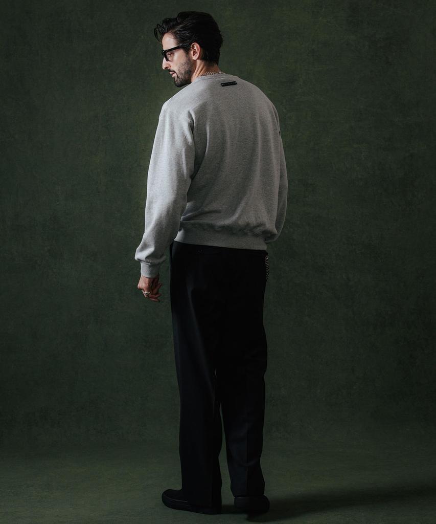 Свитшот с круглым вырезом Fashion Gray L Size GRAY [Climy] Мужской (США=М)