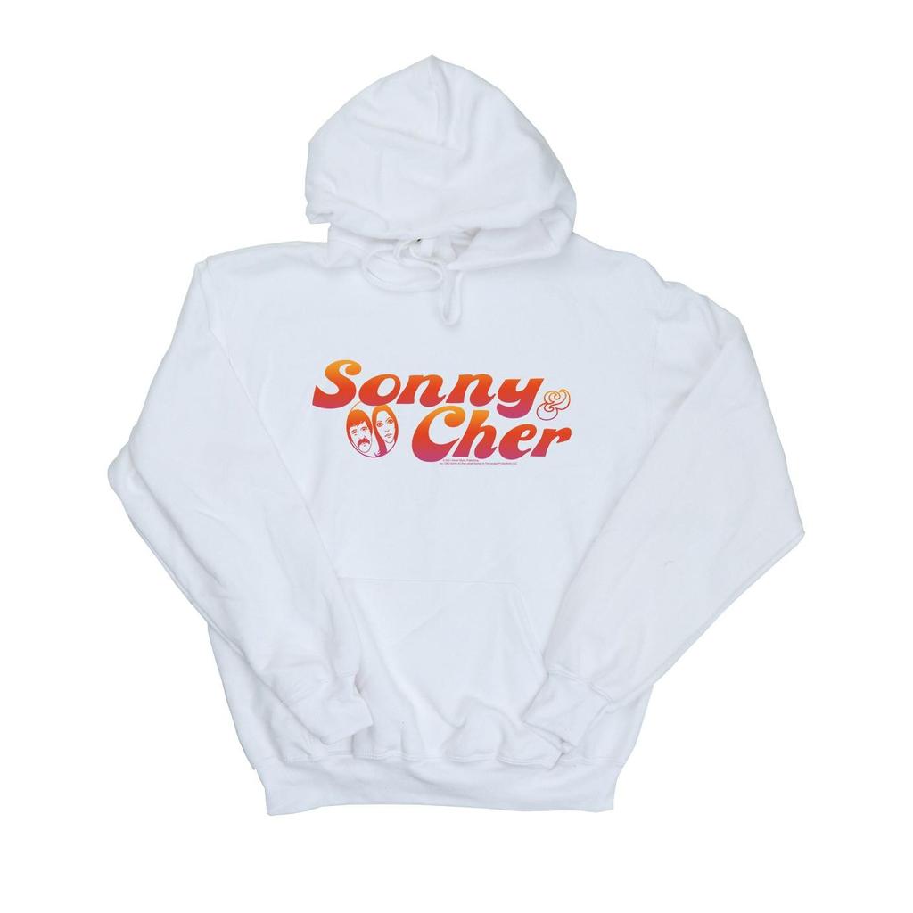 Sonny & Cher Mens Gradient Logo Hoodie
