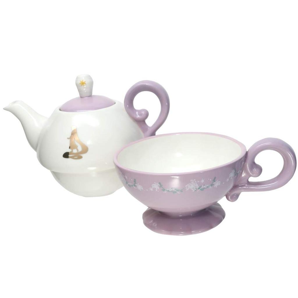sun art Disney "Tangled" Teapot & Teacup Set, 470ml (SAN3388-2)