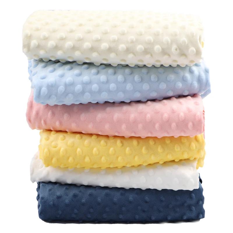 0.5м /1м Супермягкий Вельвет Бин Шорсткий Плюш Ткань Для Детского Одеяла, Постельного Белья, Плюшевых Кукол, Ткани для Рукоделия DIY TJ7286