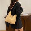 Stylish Fashionable Lightweight Luxury Shoulder Bag For Casual Commuting And Trendy Outings In Black White Khaki Almond And Brown