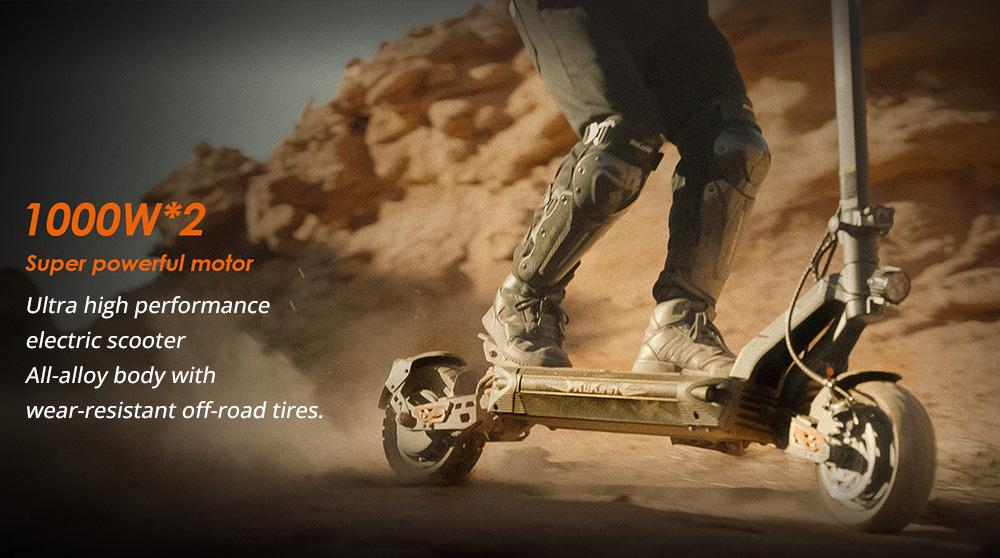 KuKirin Электрический самокат G2 Master, двигатель 2*1000 Вт, 52 В, 20,8 Ач, аккумулятор, максимальная дальность 70 км, максимальная скорость 60 км/ч