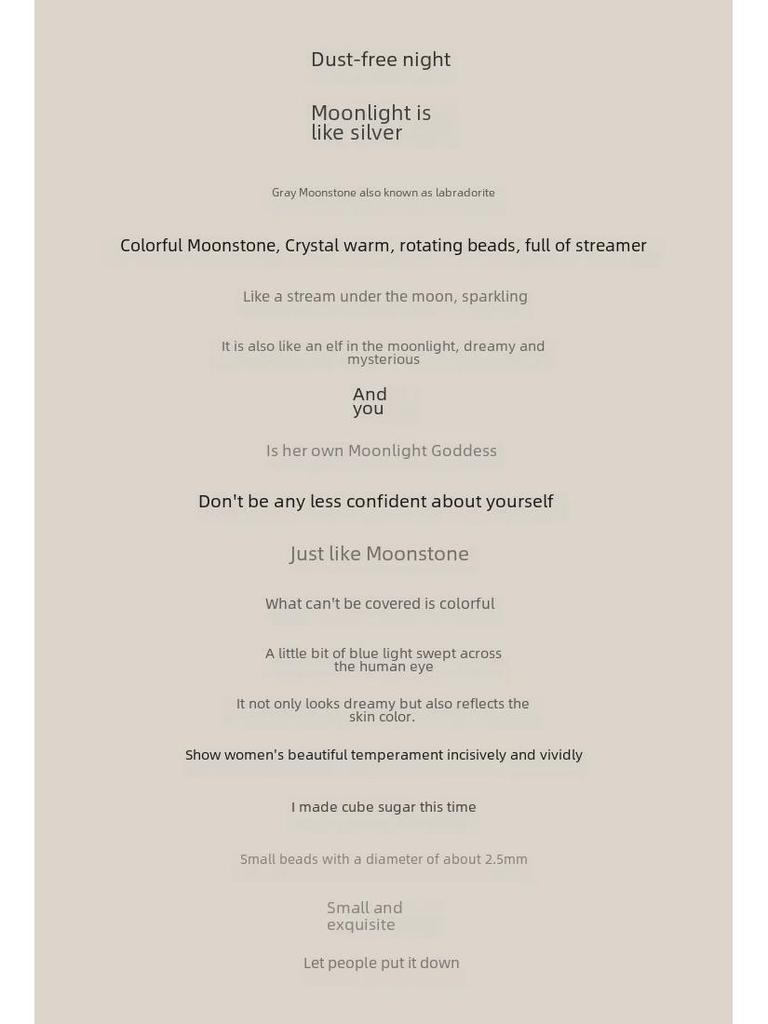 Браслет из натурального серого лунного камня и кристаллов лабрадорита — элегантный, простой подарок