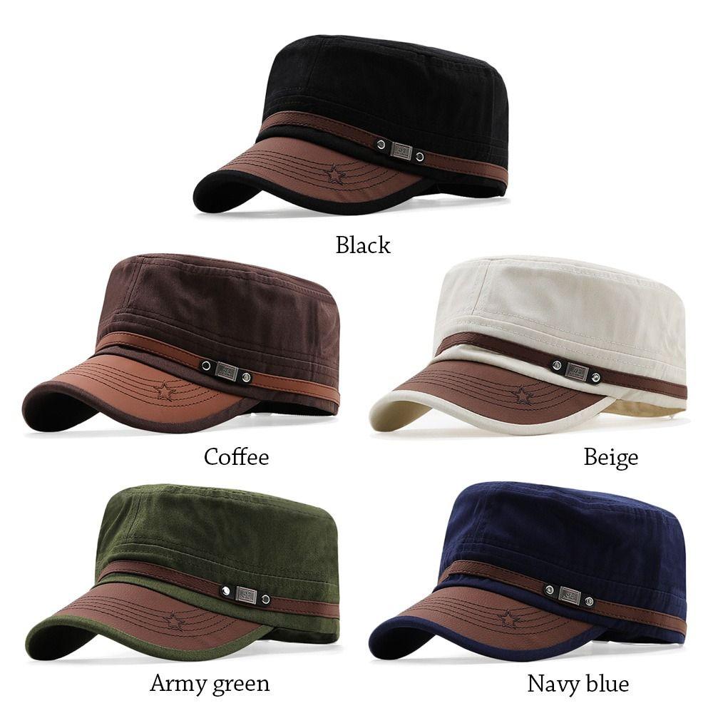 Casual Breathable Adjustable Cadet Hat Baseball Cap Sun Cap Hat