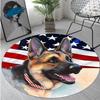 Animal 1424 Circular Rug - Office Decorative Carpet For Living Room Bedroom Door Mat Floor Rug Computer Chair Area Rug