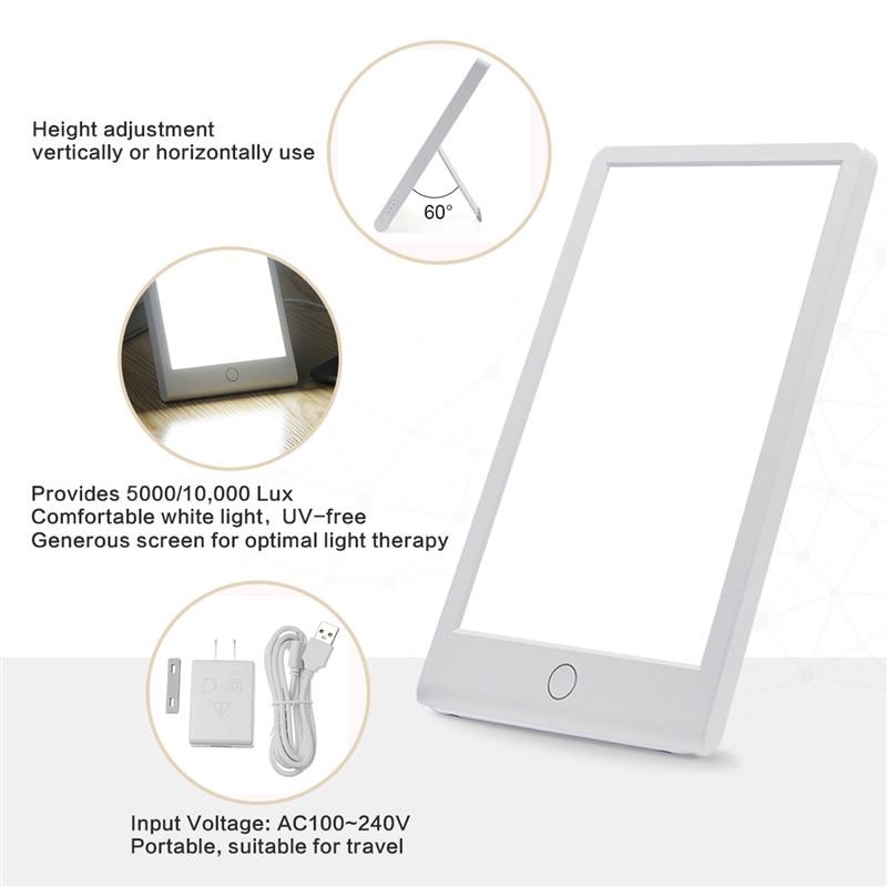 5-10 Вт 10000 Терапевтическая Энергетическая Лампа Полный Спектр Яркий Свет Люкс Белый Светодиод Дневной Свет