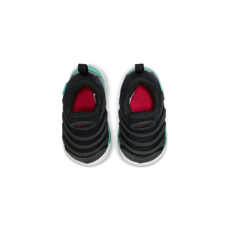 Nike Dynamo Free Caterpillar Synthetic Leather Low Top Walker Shoes Baby Shoes Black Blue 343938-029