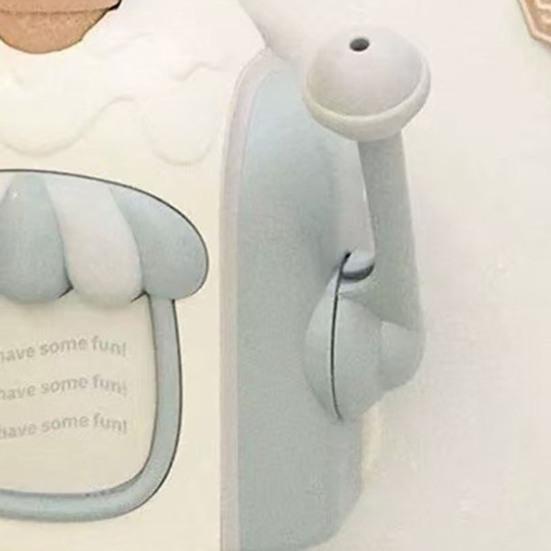 Детские игрушки для ванной Машина для создания пены в виде мороженого Реалистичная машина для десертов из пены на присоске Интерактивная игра с водой для малышей и детей