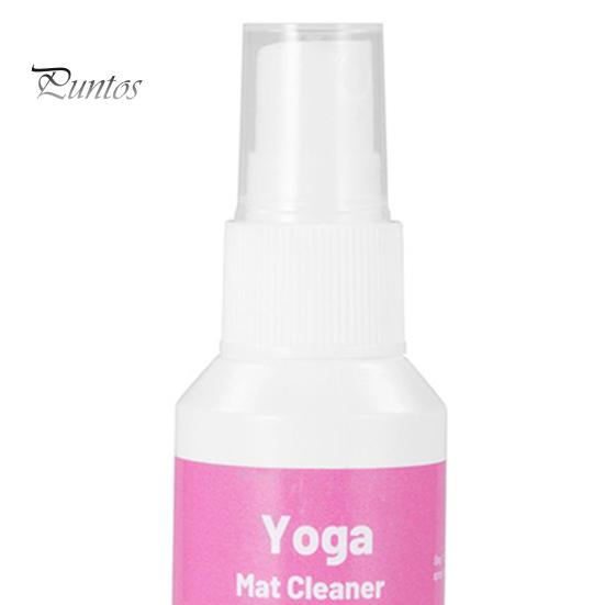 60 мл очиститель коврика для йоги, портативный спрей для удаления пятен от пота, домашний тренажерный зал, фитнес-коврик, чистящее жидкое моющее средство, подарок для любителей йоги