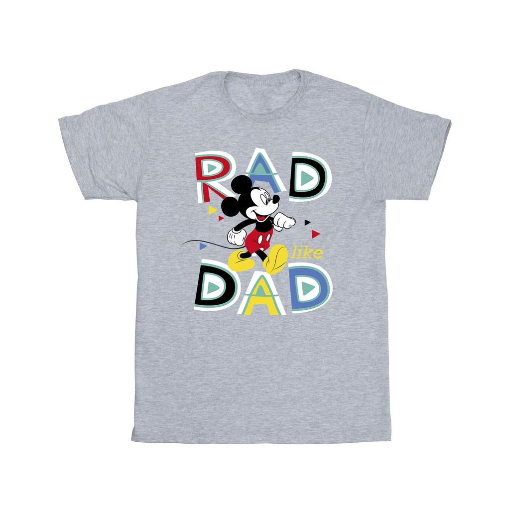 Disney Mens Mickey Mouse Rad Dad T-Shirt