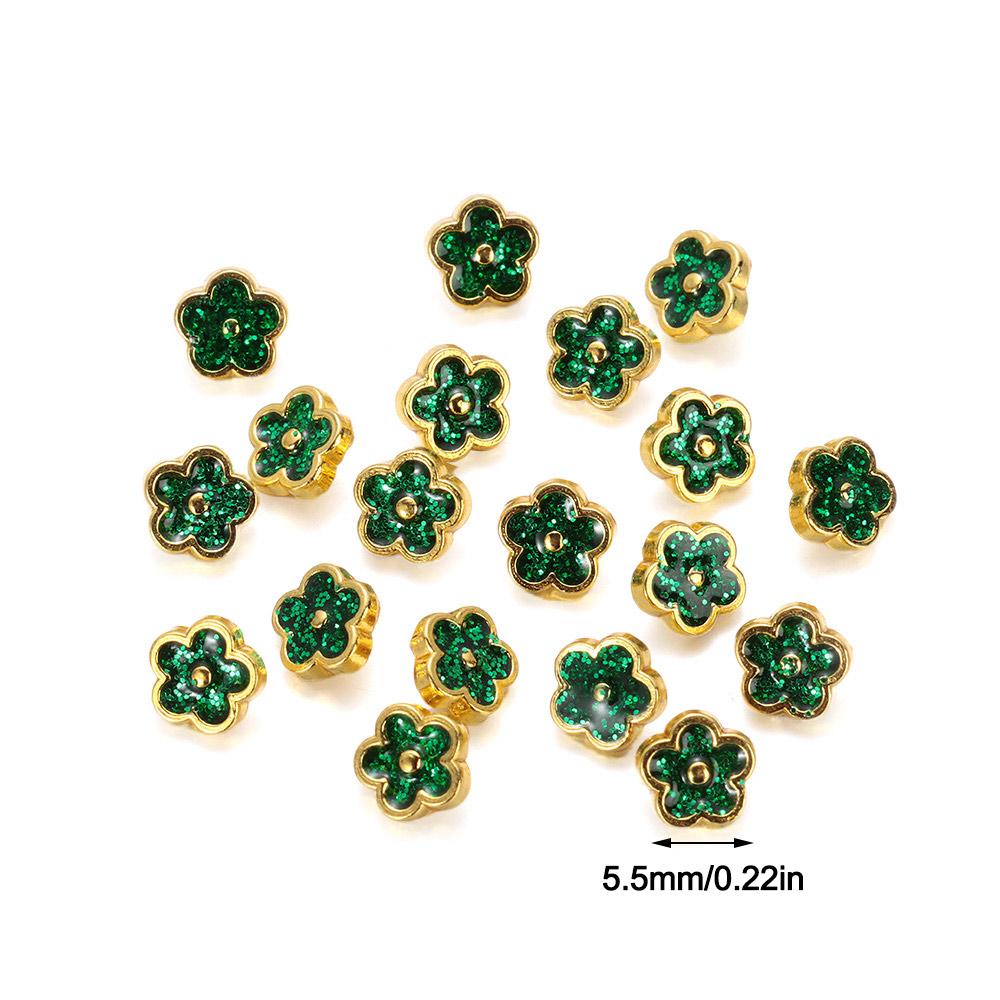 20pcs 5.5mm Flower Buckles 10 Colors Mini Cartoon Buttons High Quality Metal Buckles 1/6 Doll