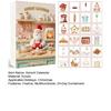 Christmas Baking Advent Calendar 24-Day Countdown Box Multifunctional Decoration Unique Holiday Gift for Children