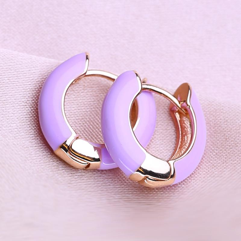 KNIKOO Round Clip Earrings For Women Fashion Earrings Jewerly For Wedding Party Gifts