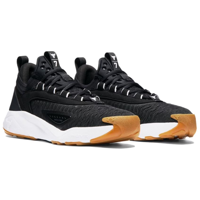 Under Armour Project Rock 7 Черно-белый с резиновой подошвой 3027600-001