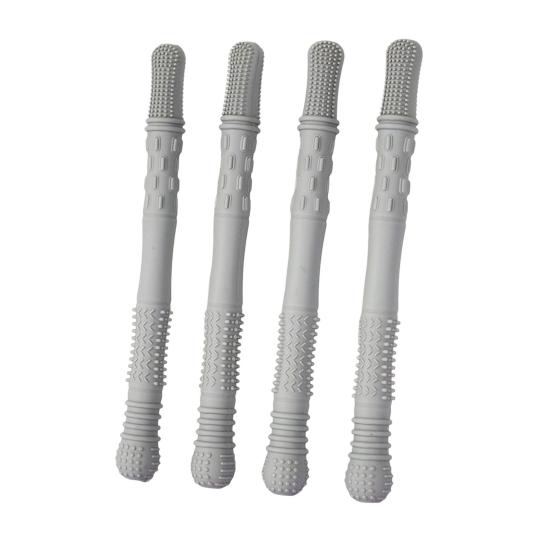 4 шт. силиконовая жевательная палочка, пищевая, без BPA, многоразовая, для снятия стресса, сенсорная, оральная, моторная, жевательная палочка, игрушка для особых нужд