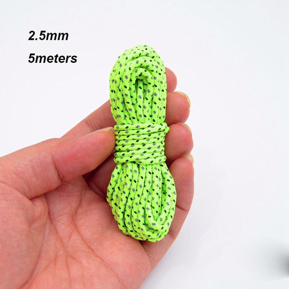 2.5/4mm Reflective Tent Accessories Tents Line Cord Rescue Ropes Tent Rope Umbrella Paracord