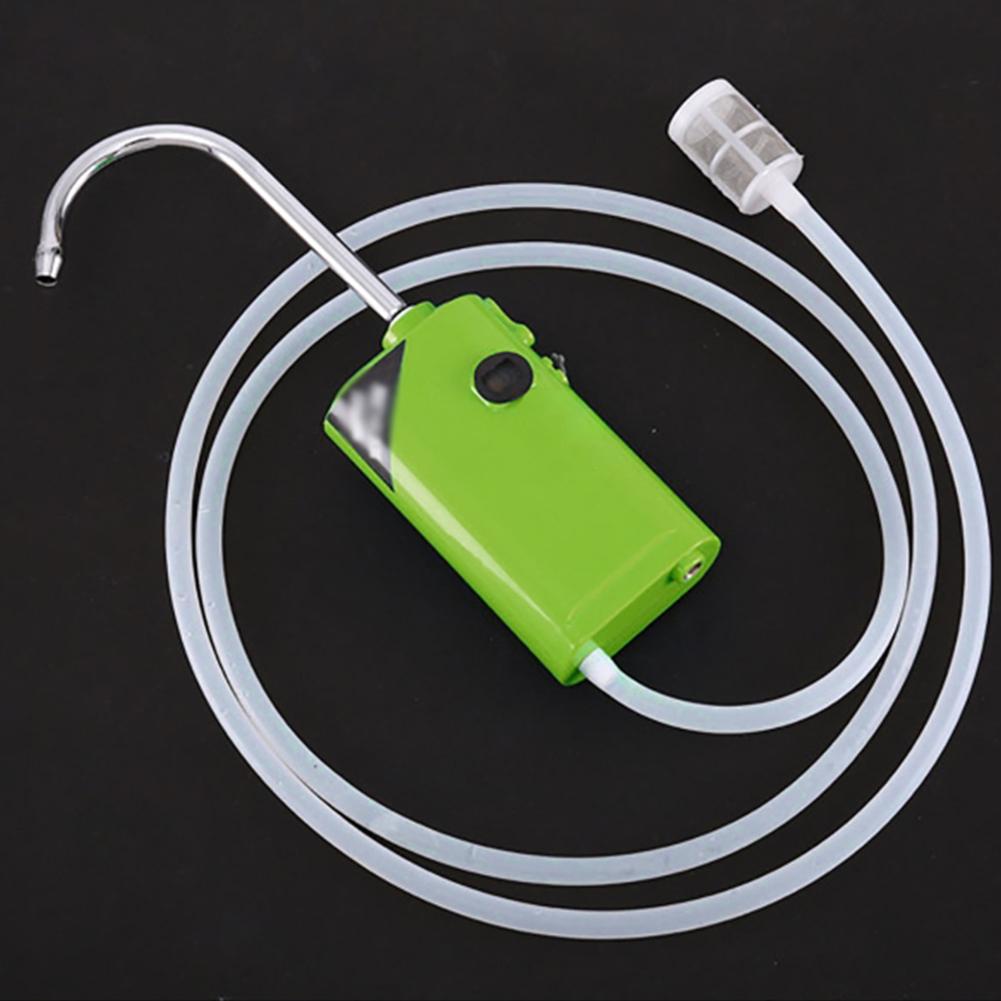 3-in-1 Mini Oxygen Pump With Air Stone Tube Sensing USB Charging Automatic Water Pump LED Lighting For Outdoor Fishing