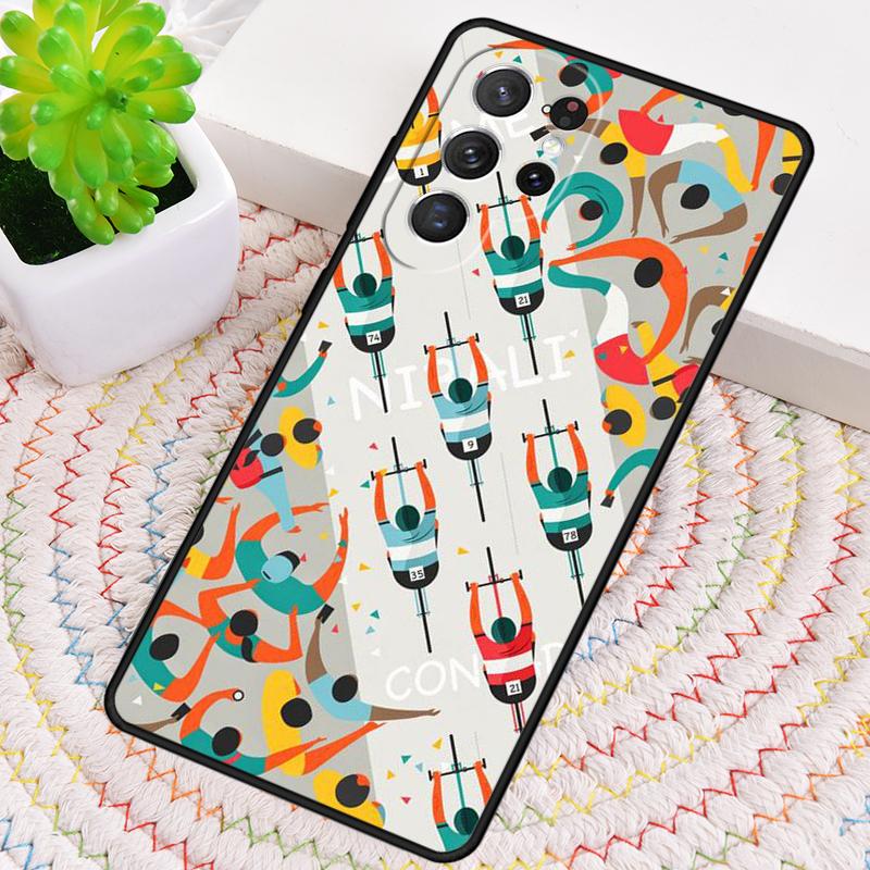 Cycling Heartbeat Bike Phone Case for Samsung Galaxy note 10 pro S26 Ultra S23 S24 FE S25 S21 S22 PLUS shockproof Cove