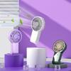 USB Rechargeable Foldable Handheld Fan - Fashion Desktop Outdoor Portable Fan