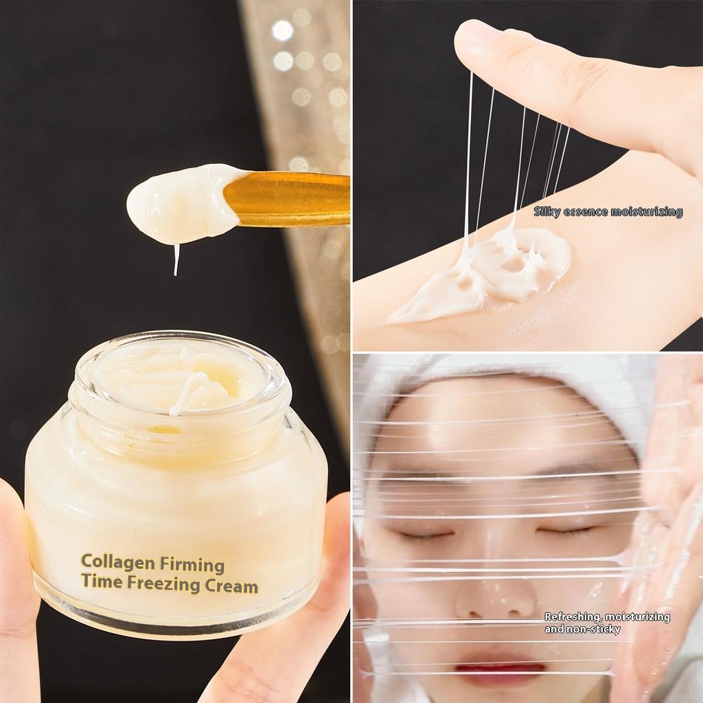 Коллагеновый укрепляющий крем Time Freeze Против морщин Увлажняющий крем для разглаживания мелких морщин