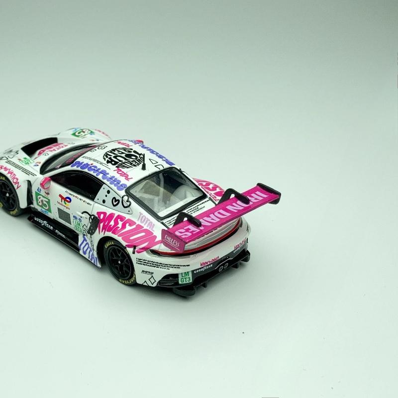 AABKQ1 Spark 1:64 Porsche 911 GT3 R 2025 Le Mans Iron Lady Die-Cast Car Model