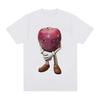 2025 Funny Me Asf Apple with Face Meme T Shirt Unisex Fashion High Quality T Shirts Men Retro Casual Short Sleeve T-shirt Tops