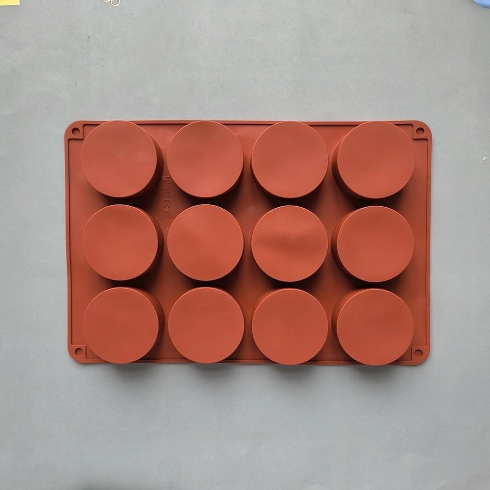 Round Shape Cake Puck Mold 12-Cavity DIY Cake Core Tool New Cake Pop Molds Home Baking