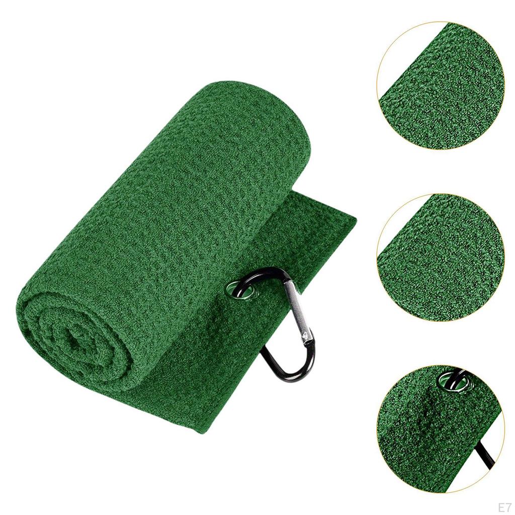 Сумка для полотенец для гольфа, маленькая, с карабином, мягкая, быстросохнущая, впитывающая воду