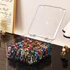 1pc transparent/semi transparent black flip cover toy car model storage box, large capacity suitable for Hot Wheels display box