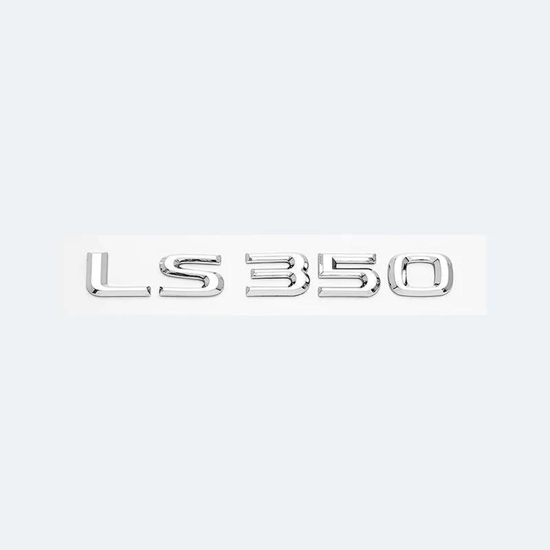 3D Chrome Glossy Black ABS Letters LS350 LS400 LS460 LS460L LS500 LS500h HYBRID Emblem For Lexus Car Trunk Logo Badge Sticker
