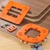 2 шт. Деревянная панель R10-R50 Быстрозажимные приспособления Фрезерный стол Фреза Шаблон Угол дуги Угловой шаблон Деревообработка Фрезер Шаблоны радиуса углов Приспособление