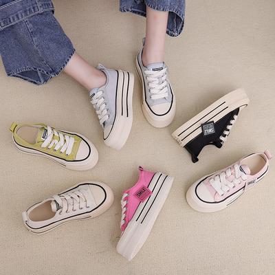 Кожаная женская обувь осень новая женская увеличивающая рост платформа белые туфли женская повседневная универсальная обувь женские туфли