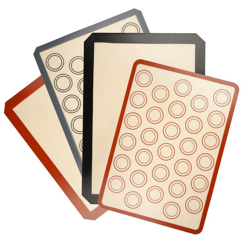 Многоразовые силиконовые коврики для выпечки, антипригарные противни, подложки для духовки, приспособления для выпечки печенья/хлеба/макарон, кухонные принадлежности для выпечки