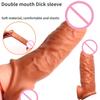 15.6cm Penis Enlargement Sleeve Double Bondage Penis Sleeve Extender Thicken Condom Delay Ejaculation Sex Toys for Men Sm Games