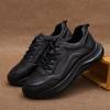 Новая осенняя мужская повседневная кожаная обувь, мужская обувь из цельной коровьей кожи, дышащая, для активного отдыха, спортивная обувь, коровья кожа, носочная часть, кроссовки