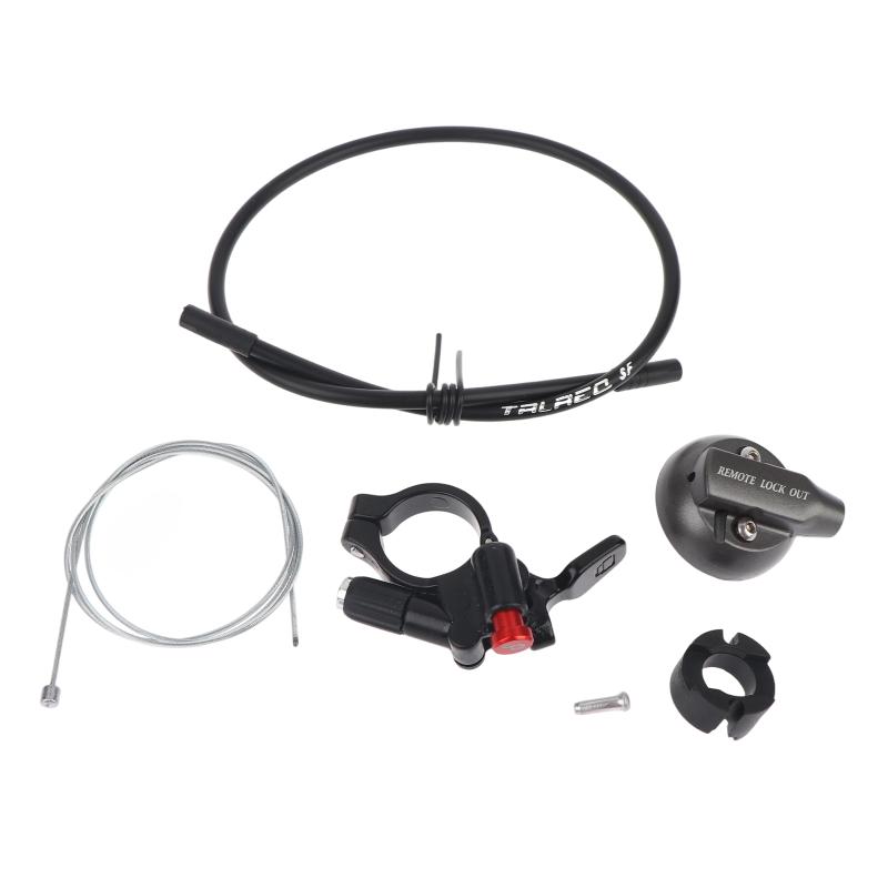 1Set Bike Bicycle Remote Fork Lockout Switch Lever For Mountain Bike Bicycle Front Fork Remote Control Wire Control Lock Switch