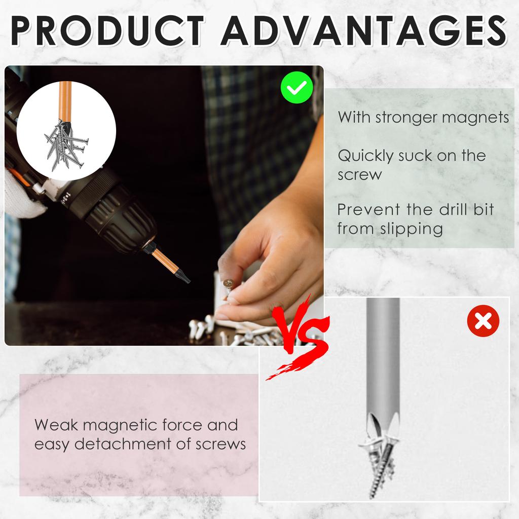 26Pcs 1/4inch Hex Shank Star Bit Kit S2 Alloy Steel Turdy Torx Bit Combination Kit 1/2inch Long T7-T40 for Electric/Hand Drills