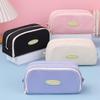 Двухслойный пенал Простой пенал большой вместимости Высококачественный корейский пенал Канцелярская сумка для ученика начальной школы
