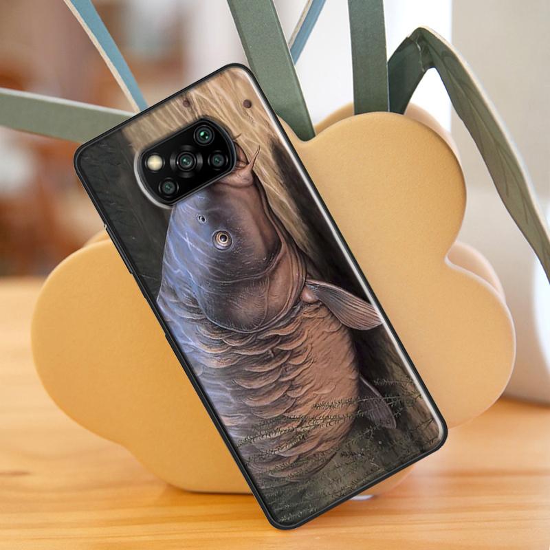 CARP FISH FISHING For Xiaomi Mi 10T 11T Pro Mi 11 Lite Case For POCO M3 Pro M4 F3 X3 GT X3 Pro Phone Shell