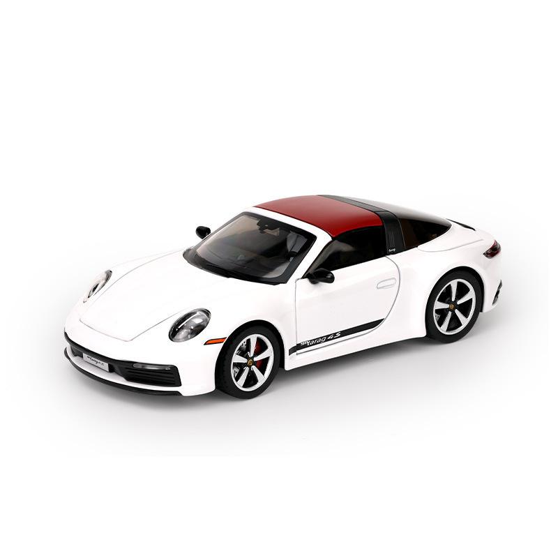 1/32 Модель спортивного автомобиля Porsche 911 Игрушки Сплав Литье под давлением Открывающиеся двери Симуляция интерьера Резиновые шины Изысканная игрушка-суперкар