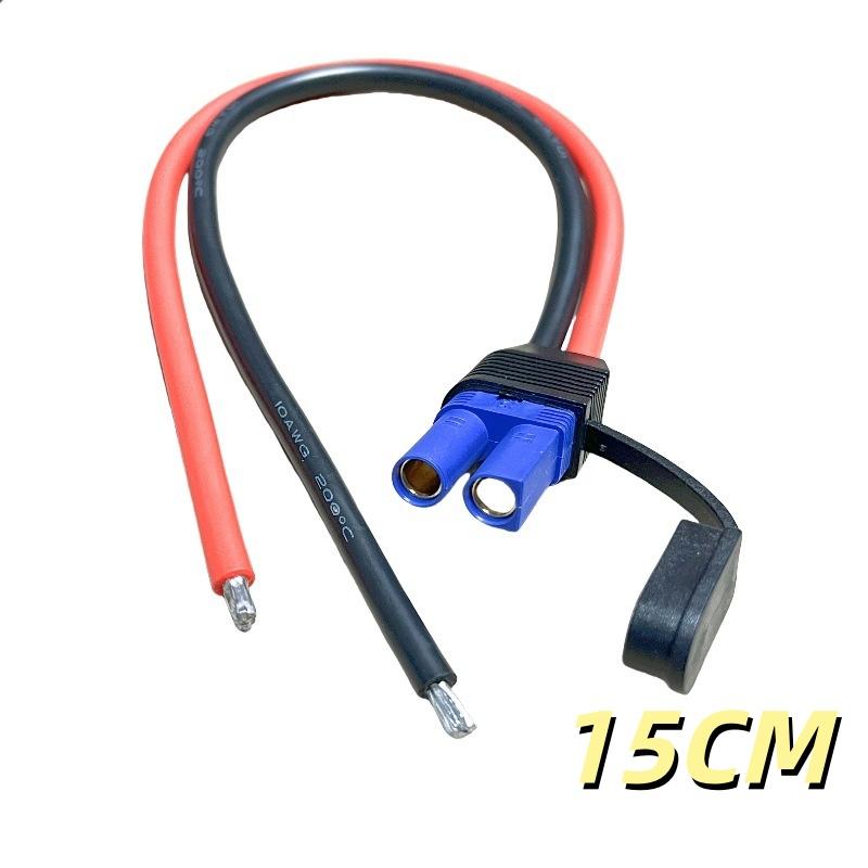 100 Вт Ec5 Провода для аварийного запуска мотоцикла Высокомощный 10AWG Силиконовая линия Ec5 Штекер папа/мама к кабелю подключения с клеммой типа O