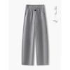 Женские серые брюки гаремы с высокой талией - Весна/Осень 2025, Маленький прямой стиль