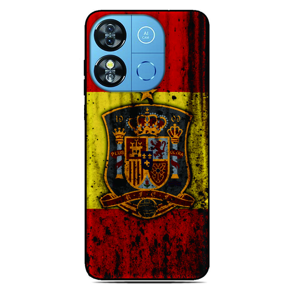 Spain Flag Phone Case For Blackview Wave 9C 8C 6C Shark 9 Color 8 Oscal C80 C70 C60 C30 C20 Pro Flat 2 1C 2C Tiger 13 12 Cover