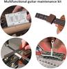 Professional Guitar Repair Kit Fret String Height Rust and Neck Adjustment All in One Kit with Storage Bag 72-Piece - Adjustment, Setting, Removal, -