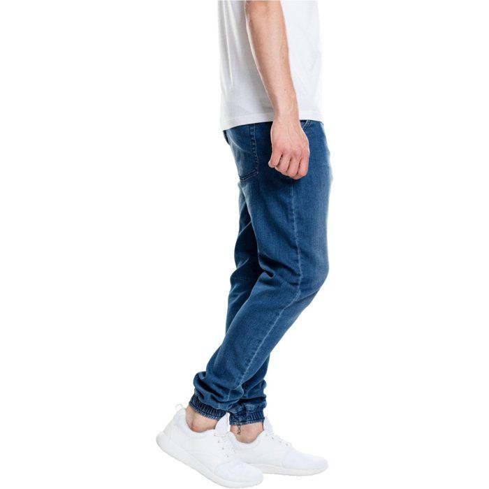 Pantalons Jogging - Urban Classics - Denim Tricoté - Bleu - Homme - Fitness