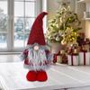 Простое украшение Санта без лица, портативное 160 г, войлочное украшение для рождественской елки и столешниц