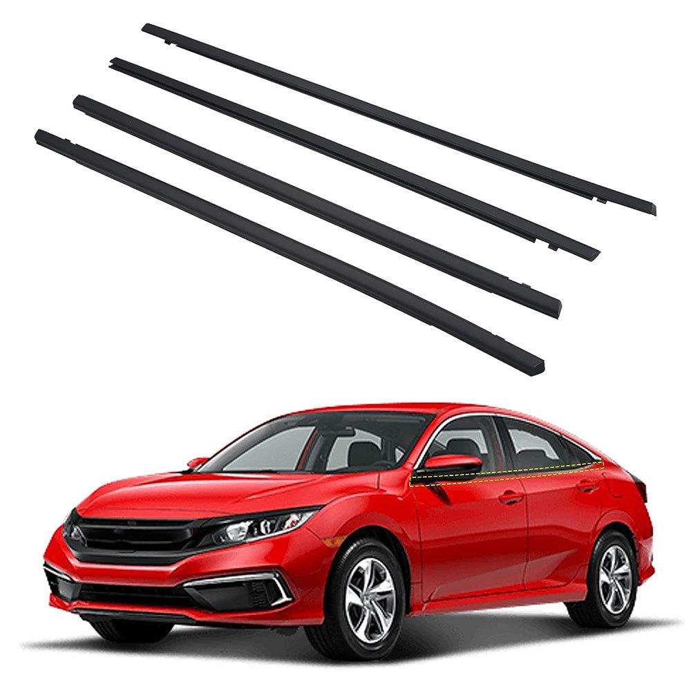 Уплотнитель внешней дверной накладки Honda Civic Sedan 2016-2021