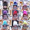 Кристаллами усыпанный брелок Monchhichi вязаная шапка норка подвеска приз в аркаде подарок для обмена